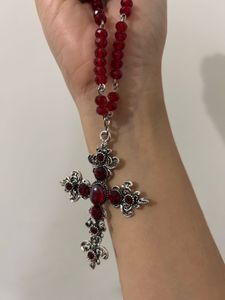 Red Cross Necklace ❤️