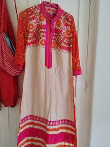 Organge Kurta Set