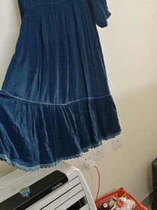 A Blue Colour Dress