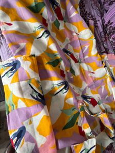 Floral Print Top &amp; Pants Set