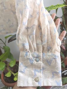 Smart Sheer Top with Dobby Weave( without inner)