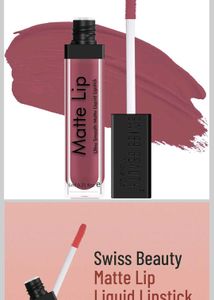 Swiss Beauty Matte Lipstick With Tag Nd Highlighte