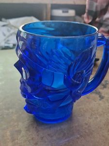 Skull Face Big Mug Glass