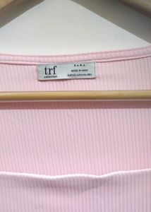 TRF Collection Ribbed Full Sleeve Fitted Top
