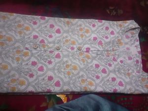Whait Cotton Kurta