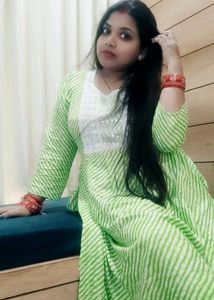 beautiful green semi cotton kurti