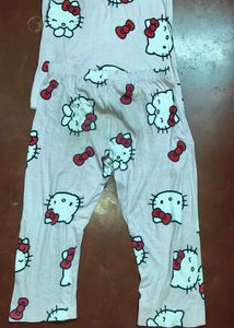 Cute Hello Kitty Pajama Set