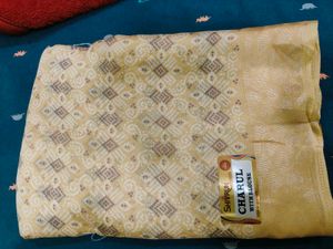 New Yellow Saree