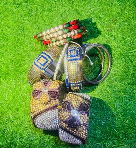 Beautiful Party Wear Stone Bangles