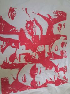 Graphic Print White Tee