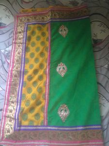 a beautiful pure cotton saari