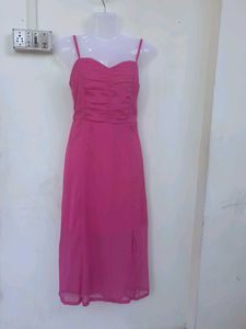 Pink Midi Dress