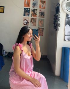Pink Cotton Dress