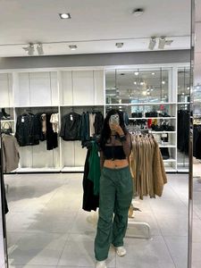Baggy Military Green Cargos