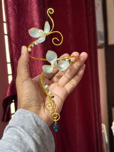 Floral Upper Arm Cuff Bracelet