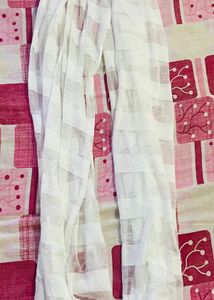 Striped White Cover Up