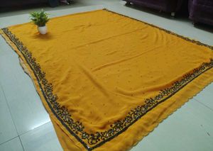 Elegant Mustard Yellow Saree