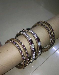 Vintage Inspired Bejeweled Bangles