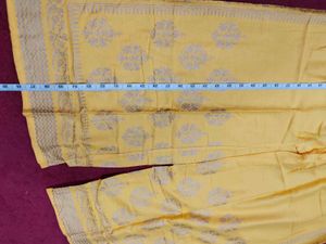 Yellow Printed Palazzos (BL)