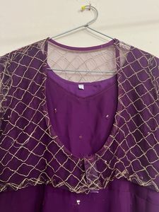 Elegant Purple Kurta Set