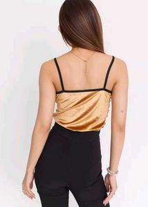 Ruched Sequin Top