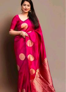 Yashika Women's Banarasi Kanjivaram Cotton Silk Wo