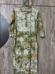 Floral Print Kurta