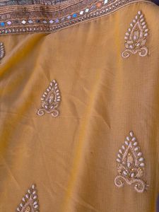 Embroidered saree