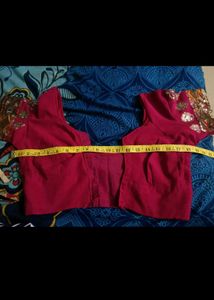 Pink Saree With Blouse