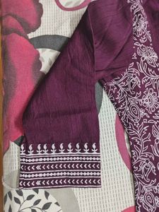 purple Kurta Set