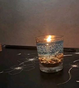 Ocean Gel Scented Candles(Set of 2)..🕯️💙