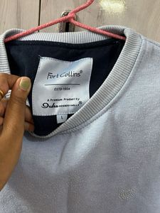 Light Blue Sweatshirt