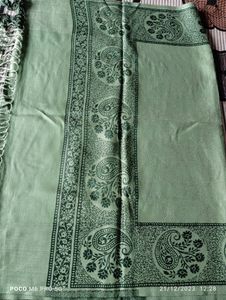 Shawl.. Lauki Green Colour