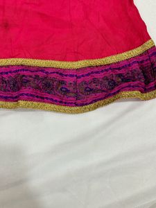 Magenta Color Corset Top