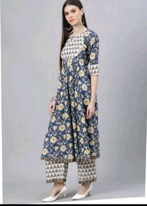 Floral Print Kurta Set