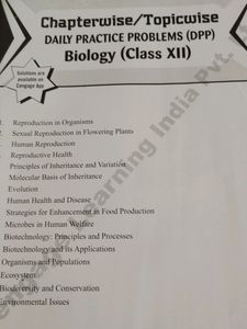 BIOLOGY A TO Z FOR NEET,XII GRADE,NEET PART2