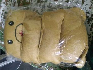 Bear-Shaped Plush Pillow