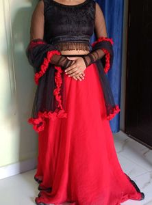 Red Lehenga Choli Set