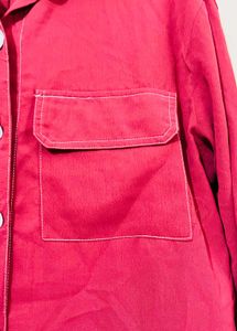 Red Shirt with Pockets