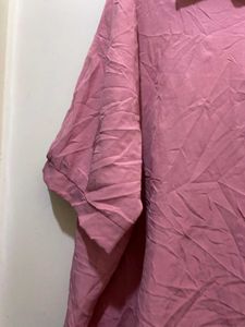 Pink Oversized Shirt