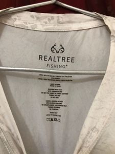 Realtree White Long Sleeve T Shirt