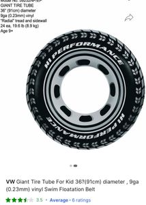 INTEX tire 🛞 Tube , Swim 🏊‍♀️ Floatation Belt
