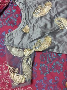 Net Partywear Kurta