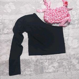 Black Crop Top