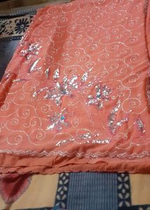 Party Wear Saree . No Used Totally new