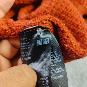 Uniqlo Male Solid Turtleneck Pullover - Chest 42