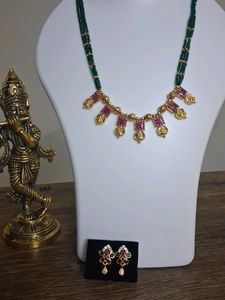 Green Crystal Mala