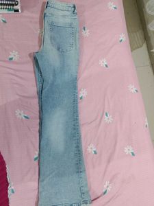 H&amp;M Flared Light Wash Jeans