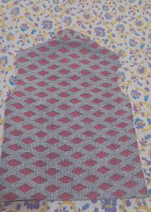 Patterned Sleeveless Jacket