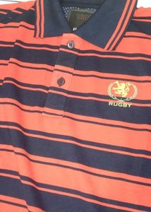 Rugby Striped Polo Shirt
